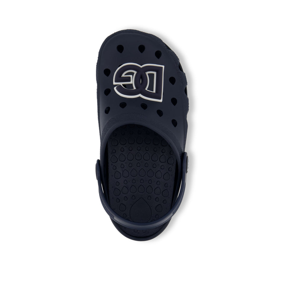 Dolce & Gabbana Unisex Sandals In Navy