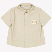 Dolce & Gabbana Baby Boys Blouse in Beige