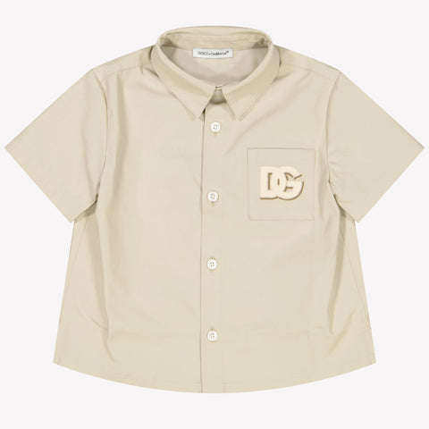 Dolce & Gabbana Baby Boys Blouse in Beige