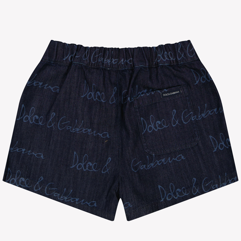 Dolce & Gabbana Baby Jongens Shorts In Donker Blauw