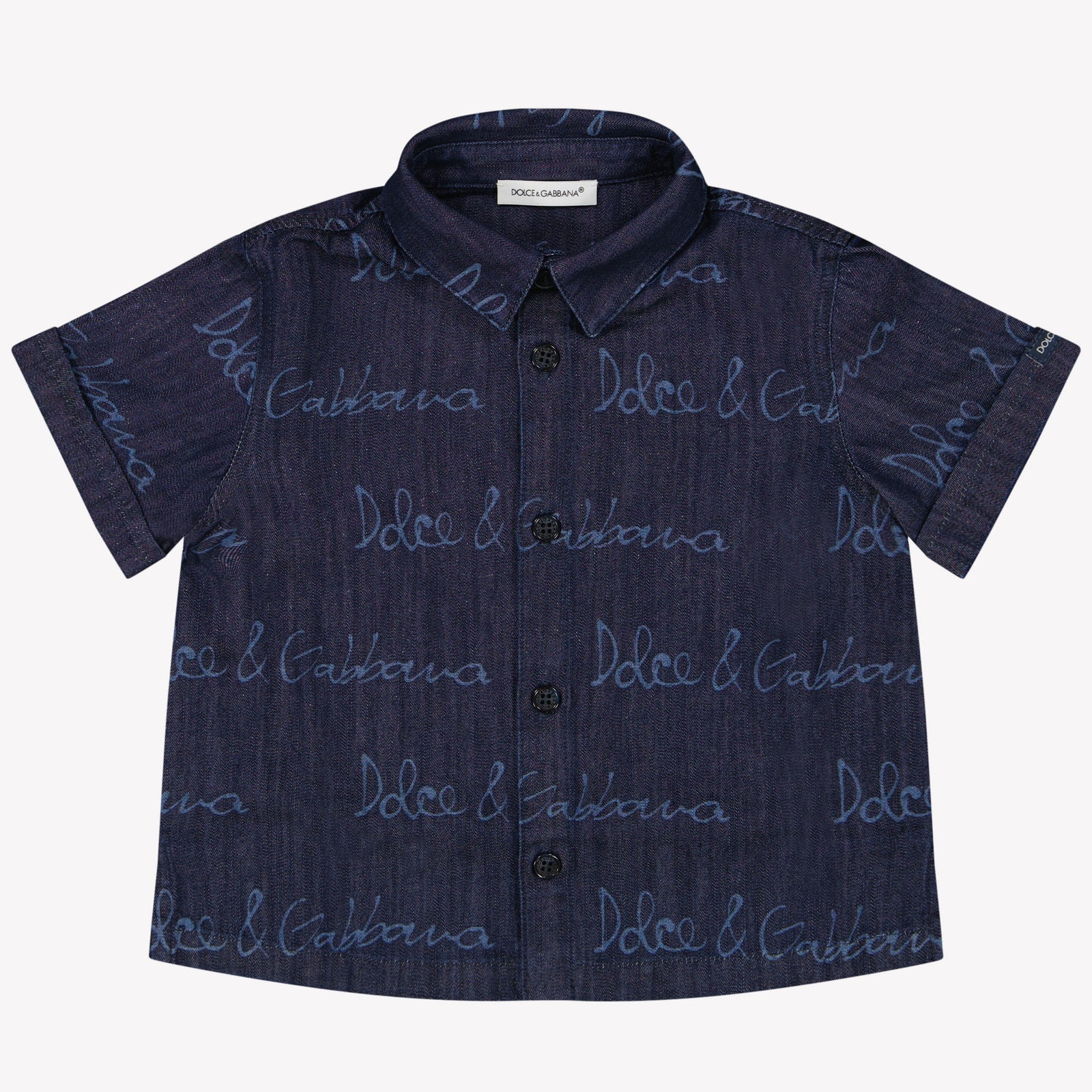 Dolce & Gabbana Baby Boys Blouse in Dark Blue