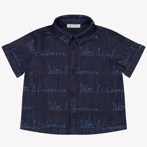 Dolce & Gabbana Baby Boys Blouse  Dark Blue