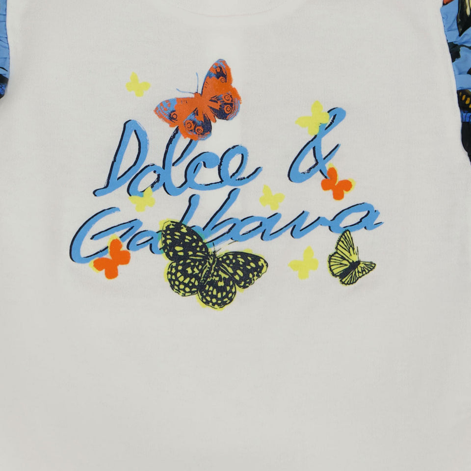 Dolce & Gabbana Baby Girls T-Shirt in White