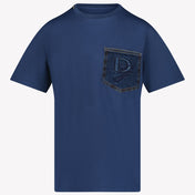 Dolce & Gabbana Kinder Jongens T-Shirt In Navy