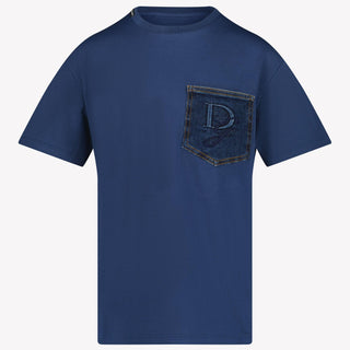 Dolce & Gabbana Kinder Jongens T-Shirt In Navy