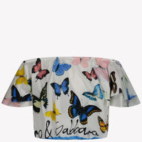 Dolce & Gabbana Kids Girls  T-Shirt White