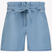 Dolce & Gabbana Kids Girls Shorts In Jeans