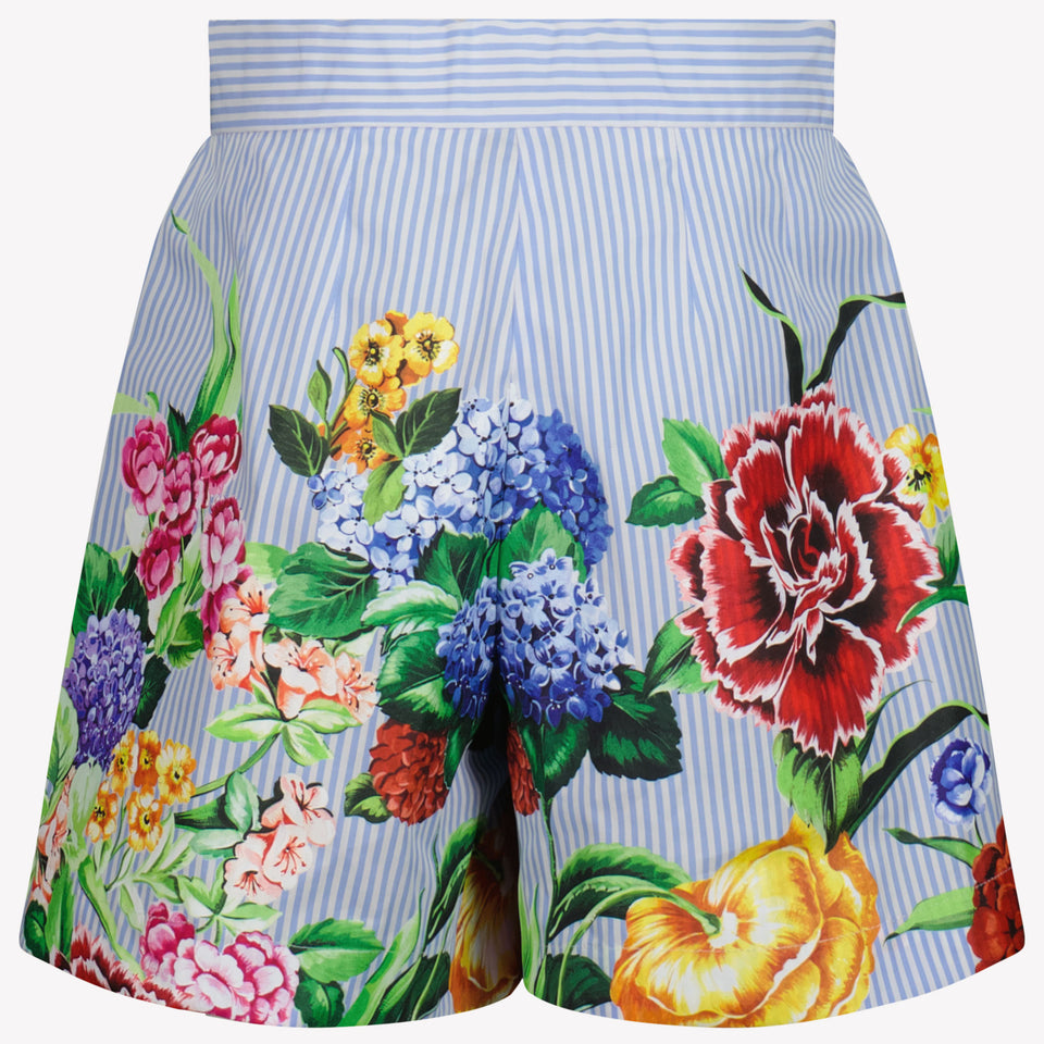 Dolce & Gabbana Kinder Meisjes Shorts In Licht Blauw