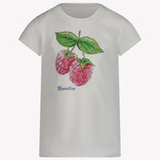 MonnaLisa Kinder Meisjes T-Shirt In Wit