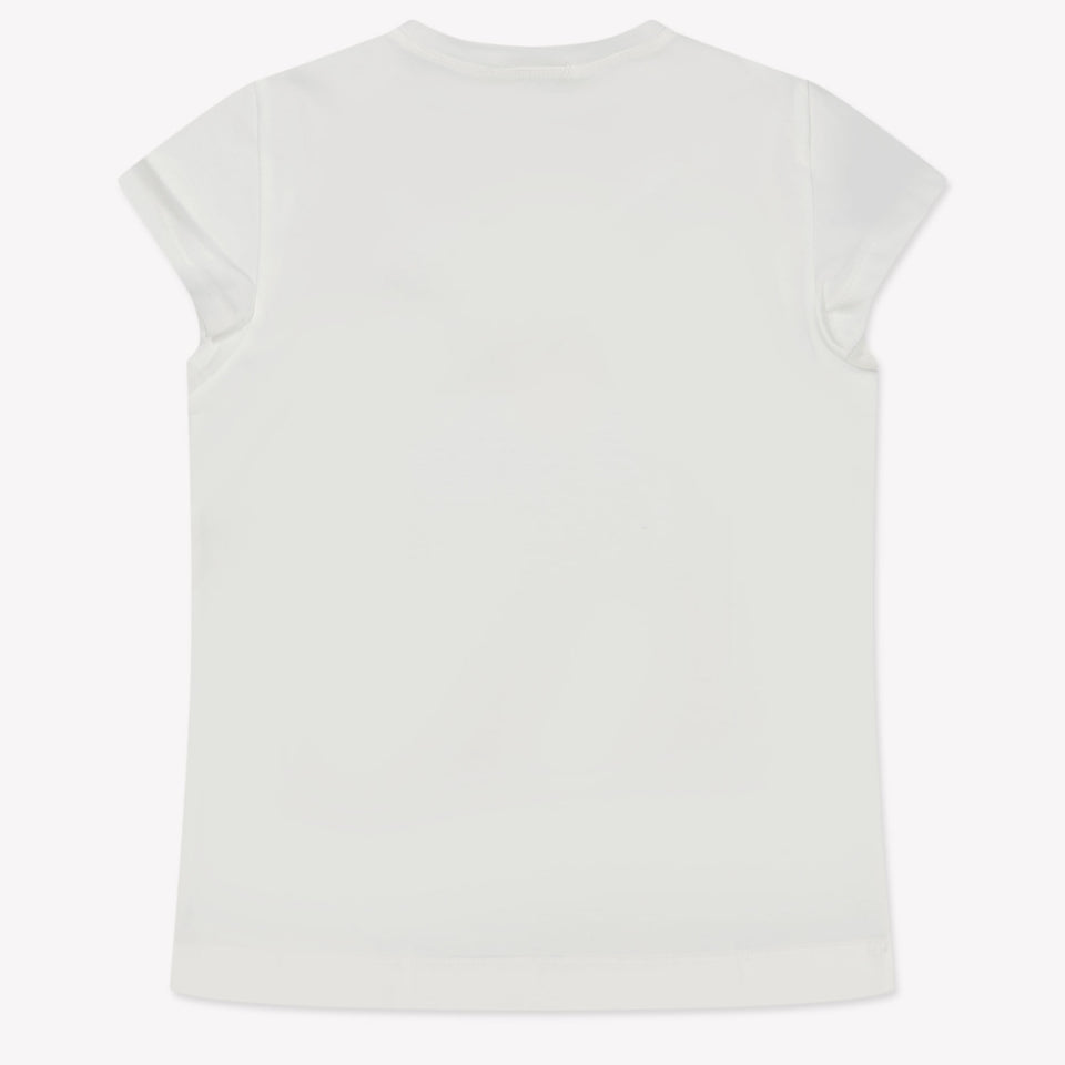 MonnaLisa Kinder Meisjes T-Shirt In Wit