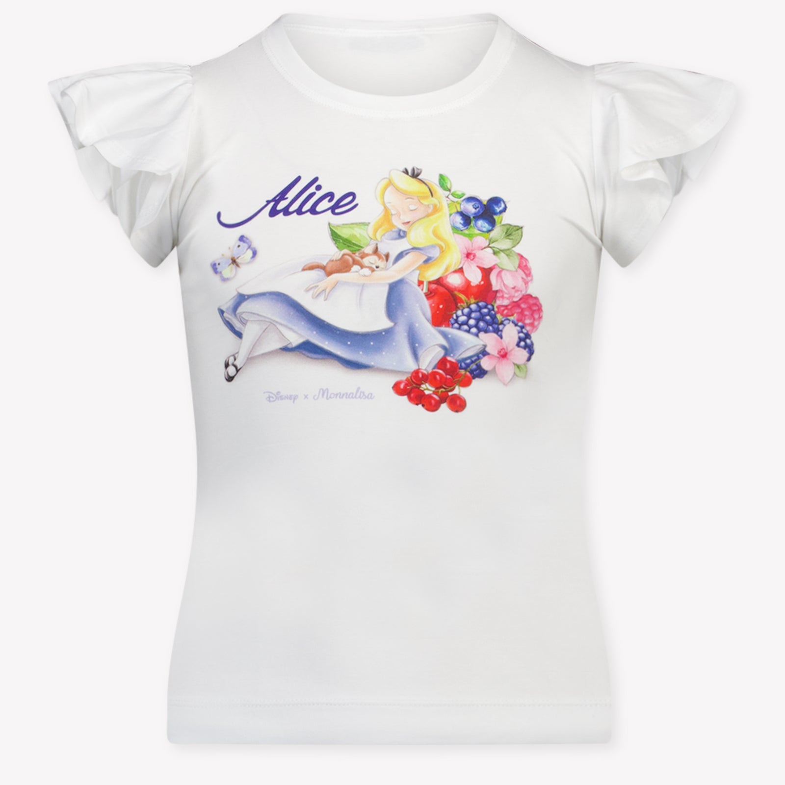 MonnaLisa Kinder Meisjes T-Shirt In Wit