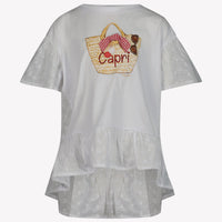 MonnaLisa Kinder Meisjes T-Shirt in Wit