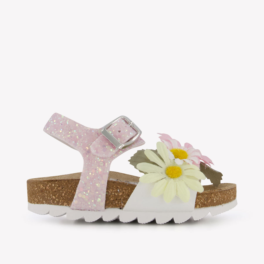 Monnalisa Girls Sandals  Light Pink