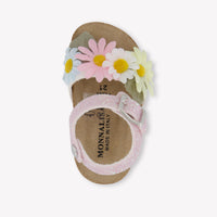 Monnalisa Girls Sandals  Light Pink
