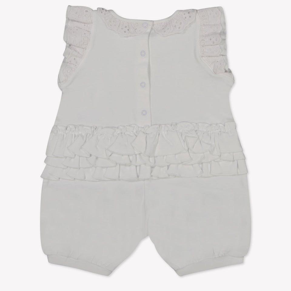 MonnaLisa Baby Girls boxing suit in White