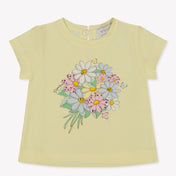 MonnaLisa Baby Meisjes T-Shirt In Geel