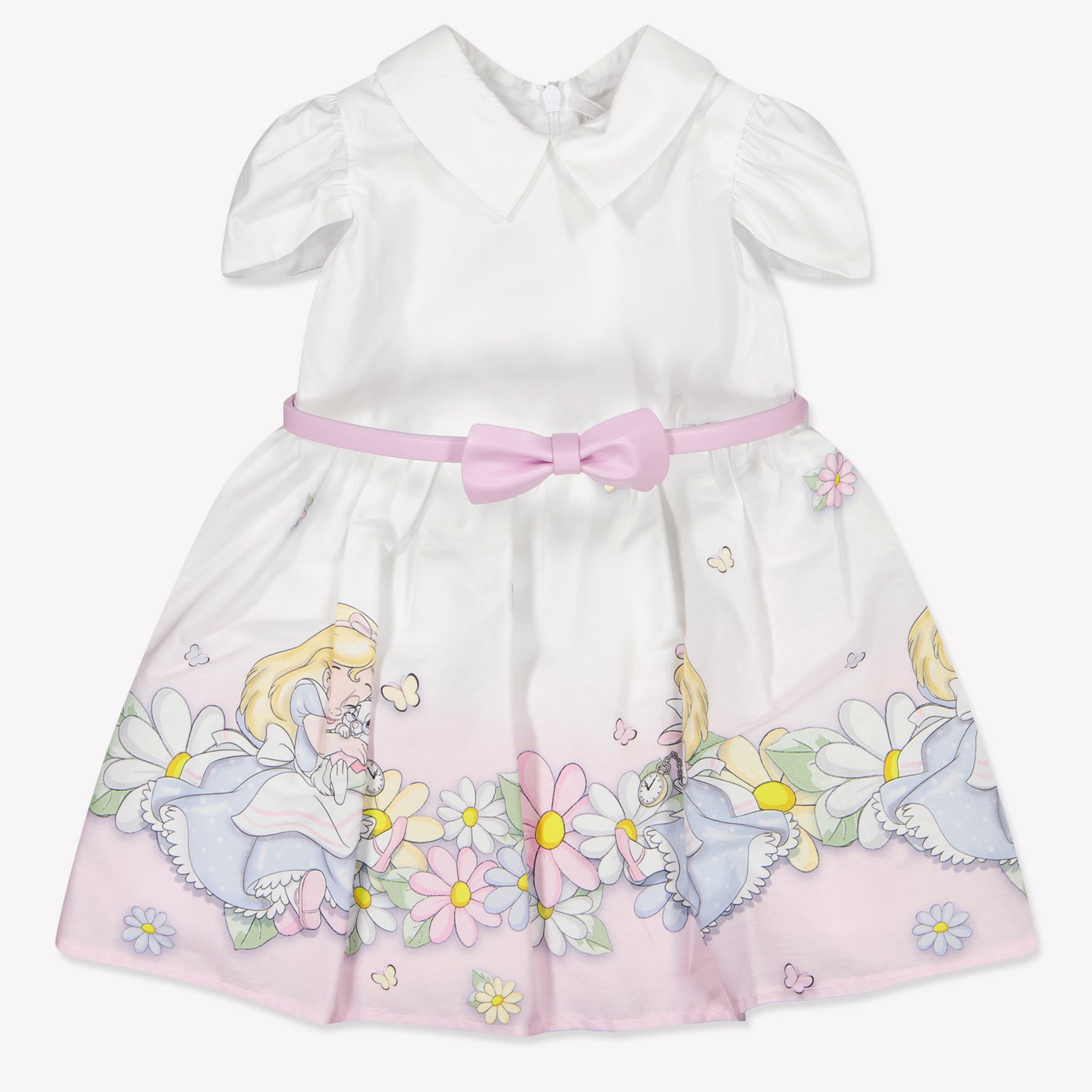 MonnaLisa Baby Girls Dress In White