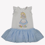 MonnaLisa Baby Girls Dress In White