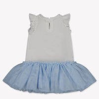 MonnaLisa Baby Meisjes Jurk in Wit