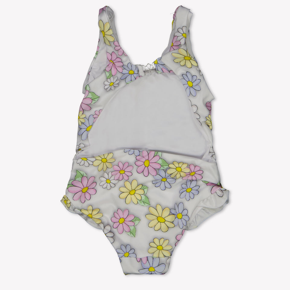 MonnaLisa Baby Meisjes Zwemkleding In Wit