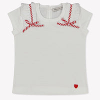 Monnalisa Baby Girls T-Shirt  White