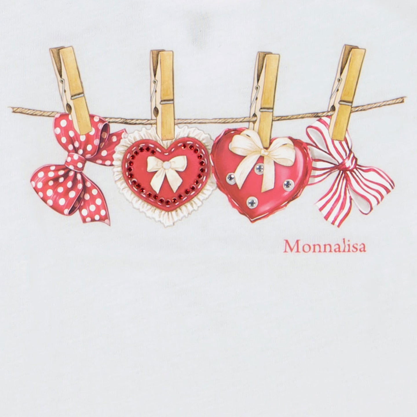 MonnaLisa Baby Girls T-Shirt in White