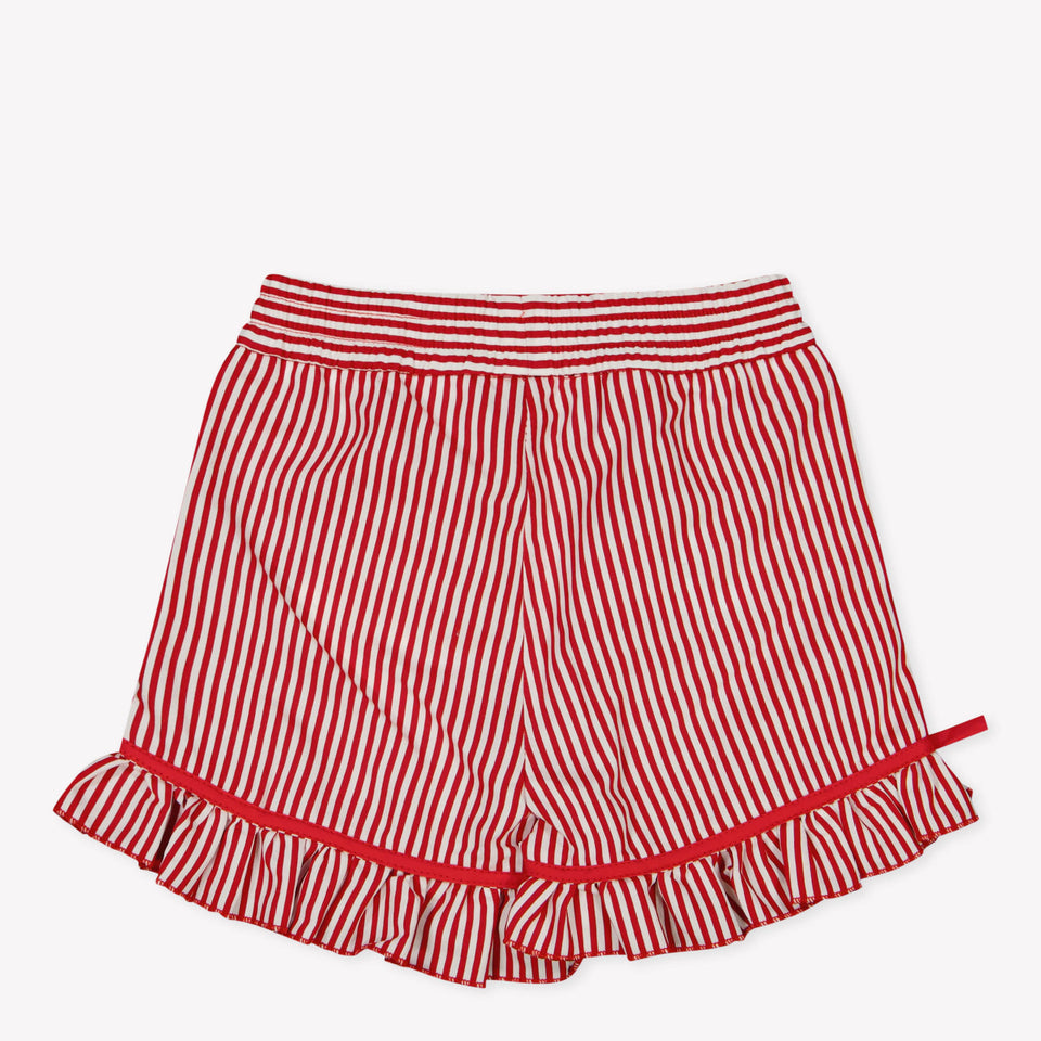 MonnaLisa Baby Meisjes Shorts In Rood