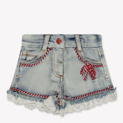 MonnaLisa Baby Girls Shorts In Jeans