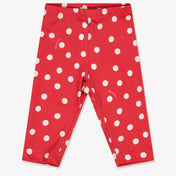 MonnaLisa Baby Meisjes Legging In Rood