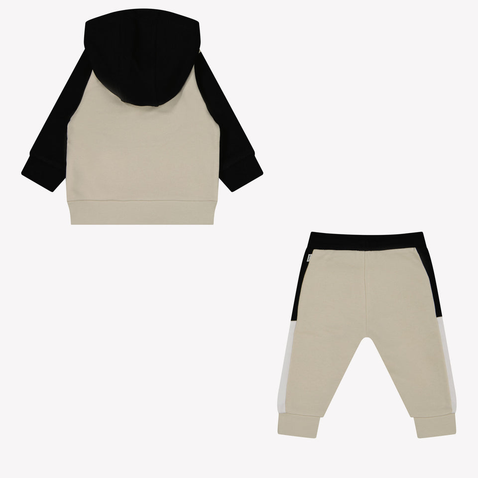 Boss Baby Jongens Joggingpak In Licht Beige