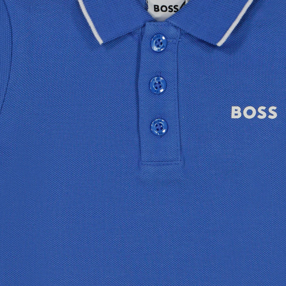 Boss Baby Jongens Polo In Blauw