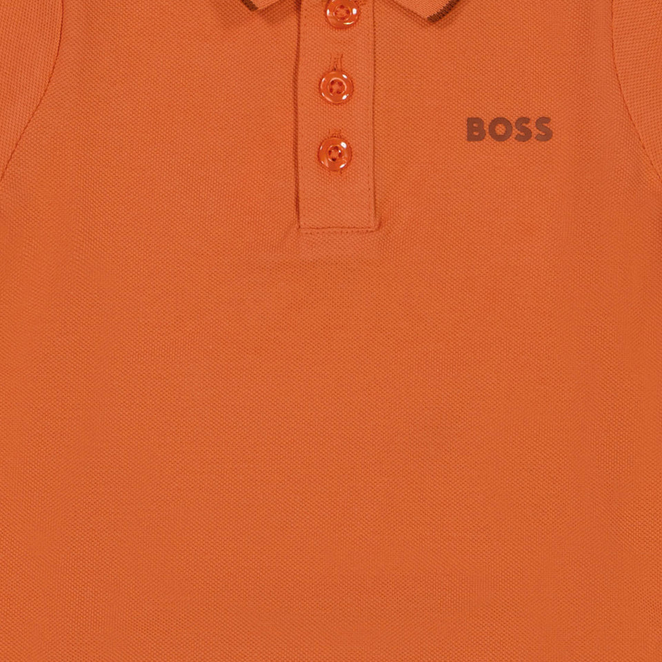 Boss Baby Boys Polo in Salmon