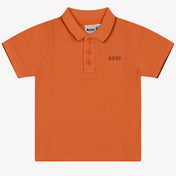 Boss Baby Boys Polo in Salmon