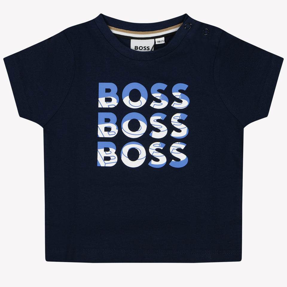 Boss Baby Boys Shirt In Navy