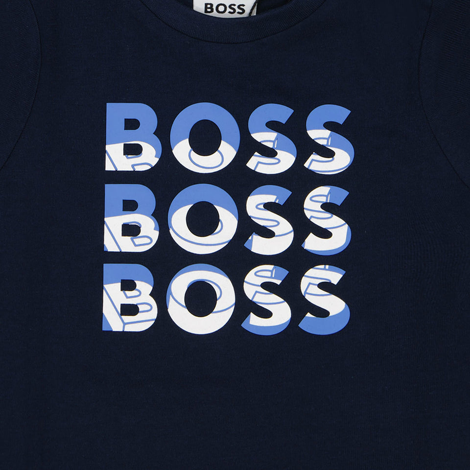 Boss Baby Boys Shirt In Navy