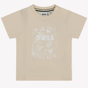 Boss Baby Boys T-Shirt in Light Beige