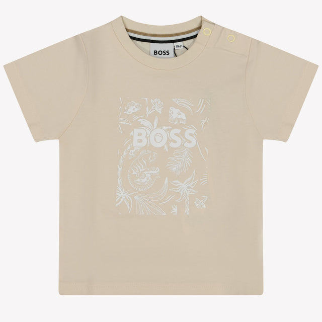 Boss Baby Jongens T-Shirt In Licht Beige