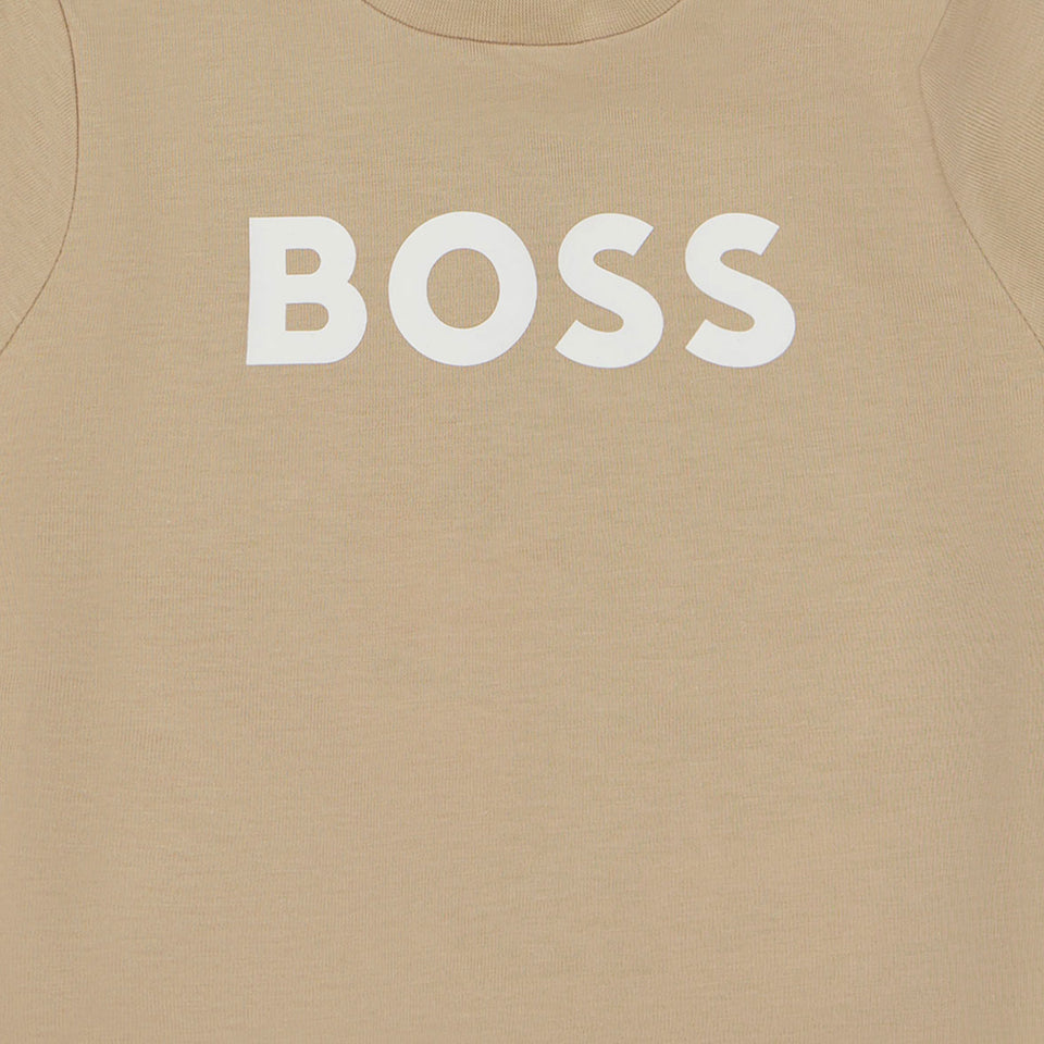 Boss Baby Boys T-Shirt in Beige