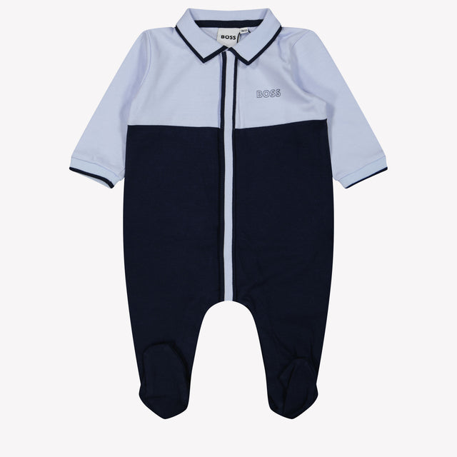 Boss Baby Boys Playsuit In Navy