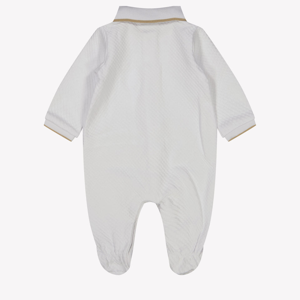 Boss Baby Boys Playsuit In White