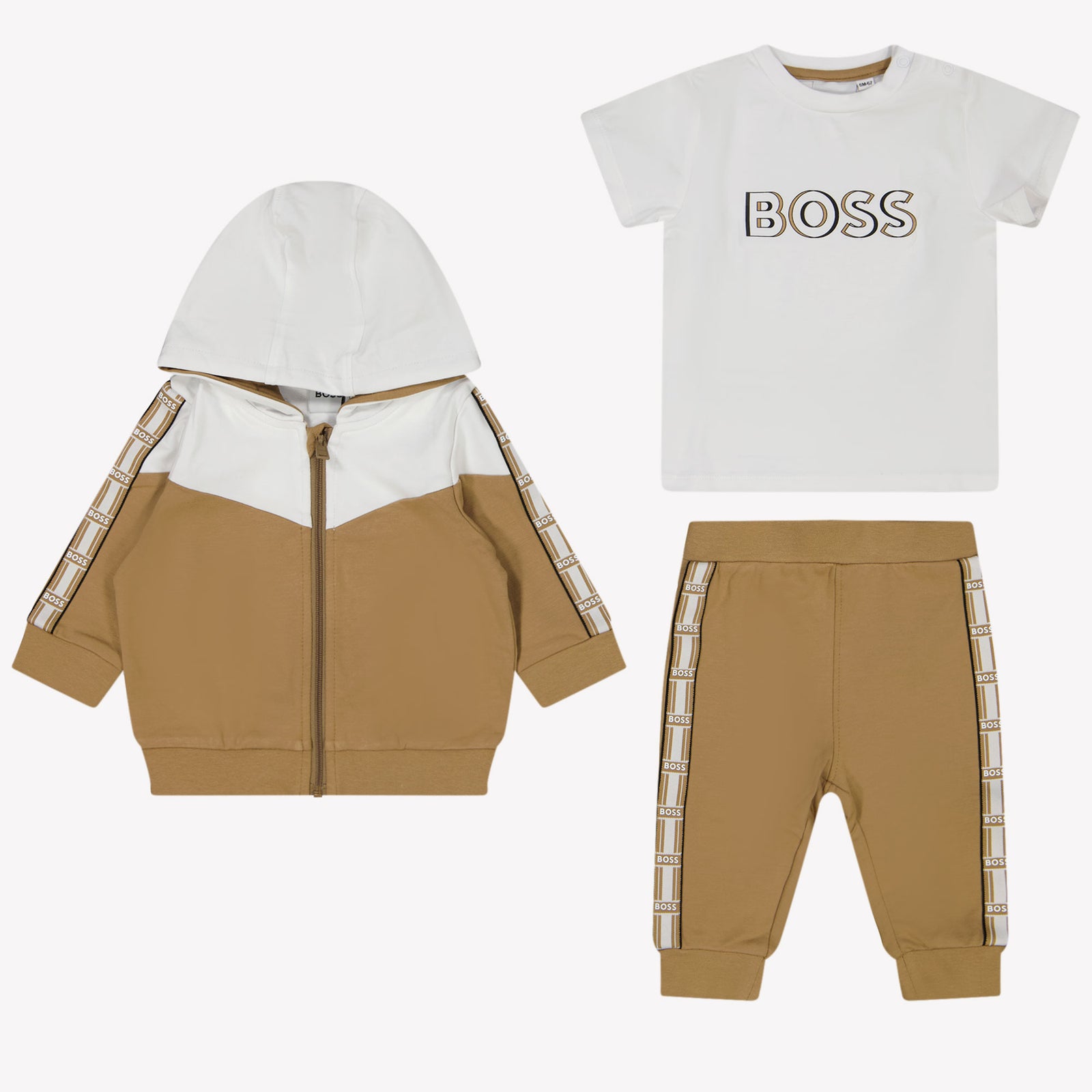 Boss Baby Jongens Joggingpak In Beige