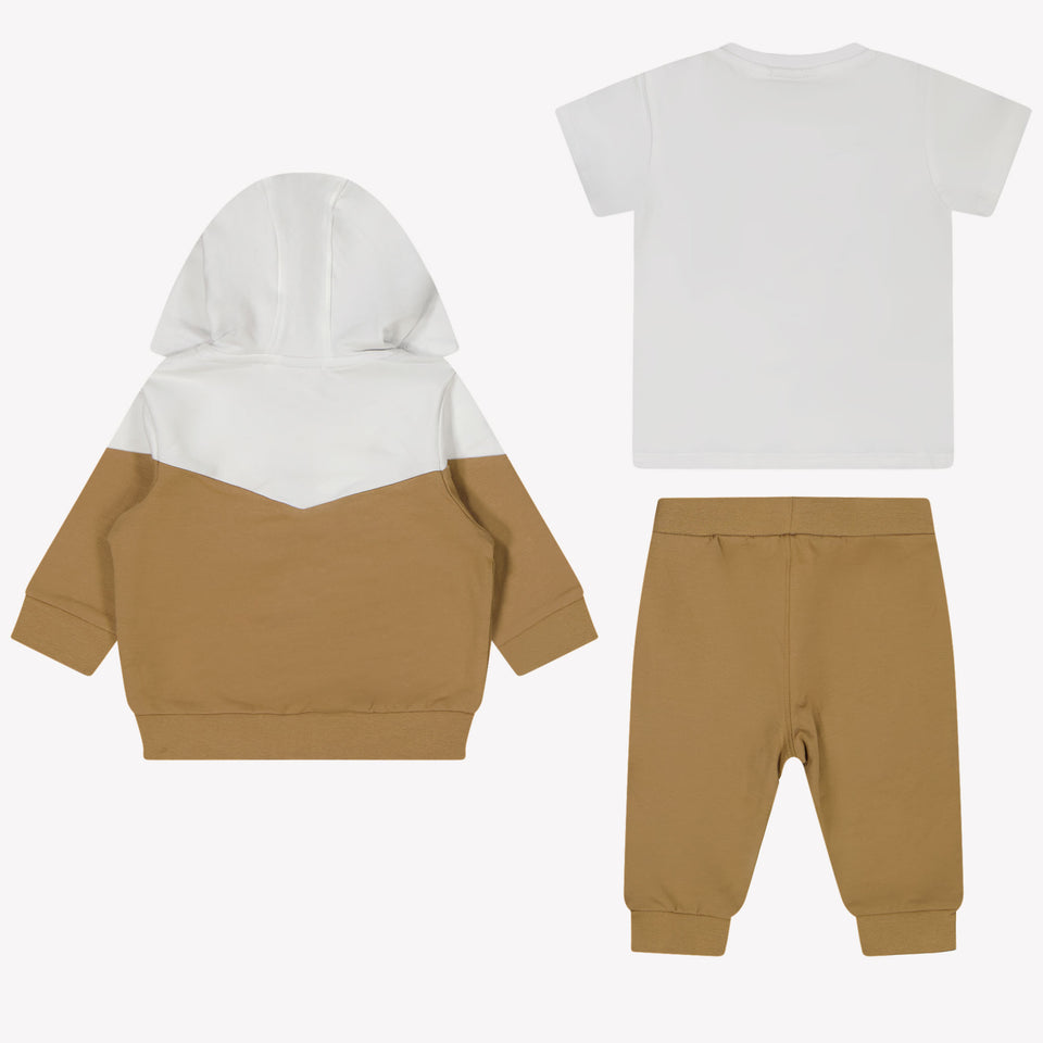 Boss Baby Boys Tracksuit In Beige