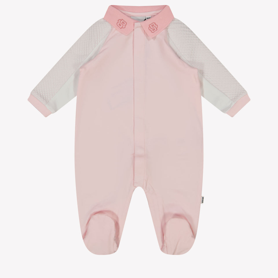 Boss Baby Girls boxing suit in Light Pink