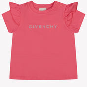 Givenchy Baby Meisjes T-Shirt In Fuchsia