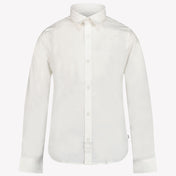 Boss Kinder Jongens Blouse In Wit