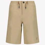 Boss Kids Boys Shorts In Beige