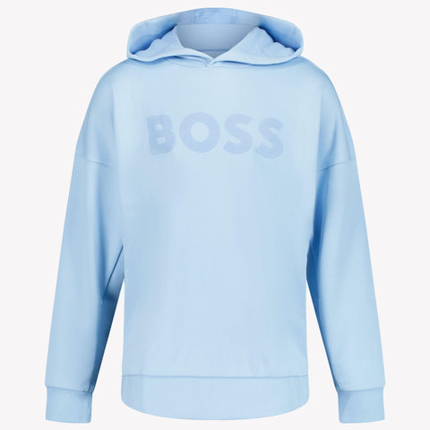 Boss Kids Boys Sweater  Light Blue