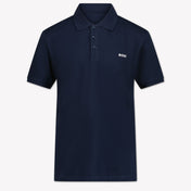 Boss Kids Boys Polo in Navy