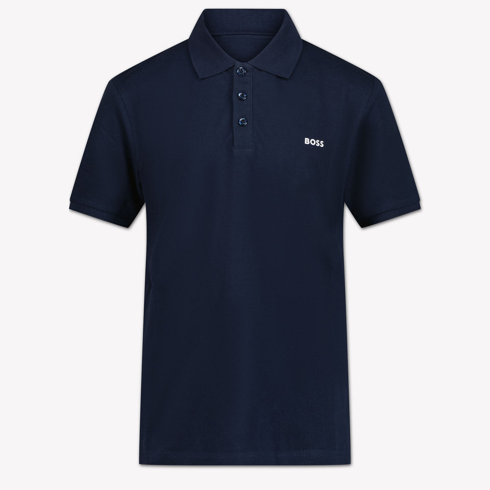 Boss Kinder Jongens Polo In Navy