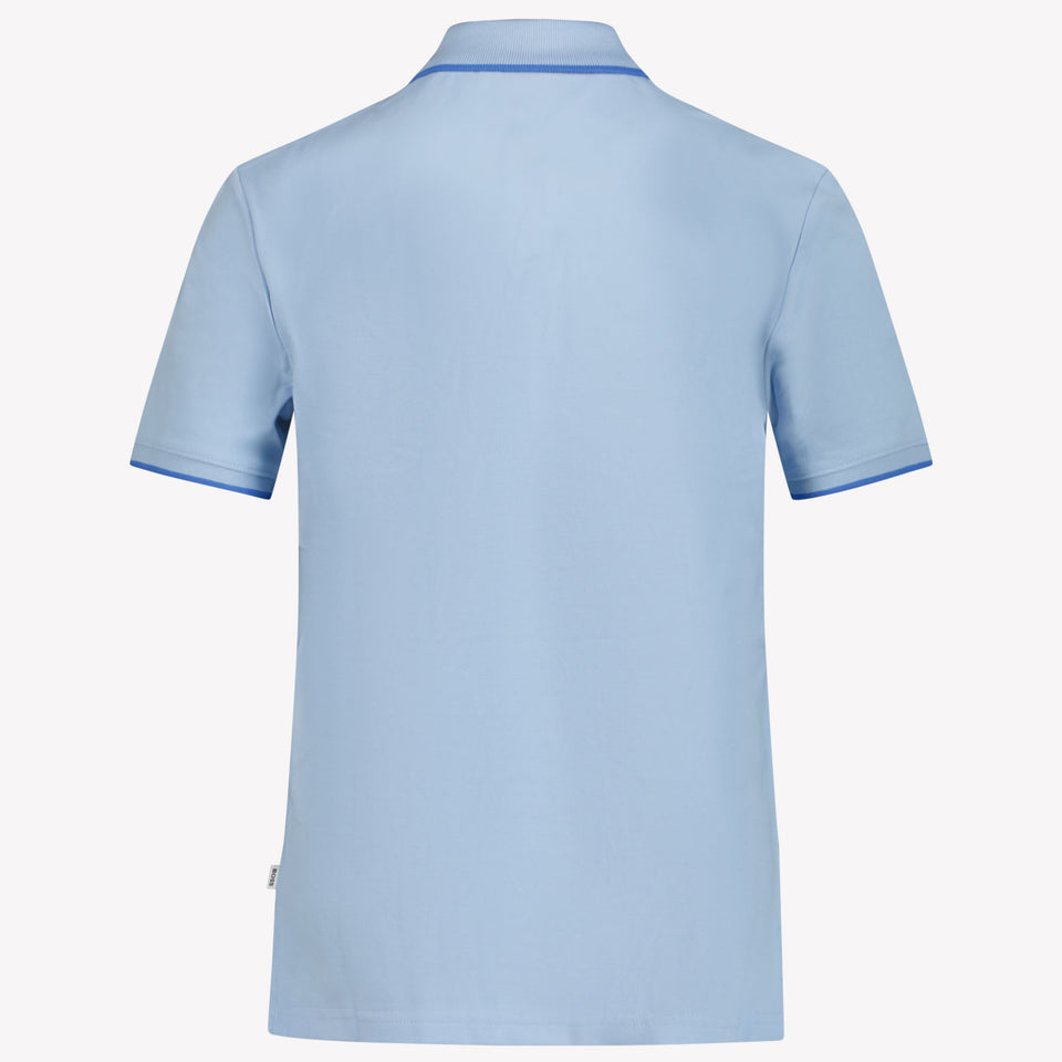 Boss Kids Boys Polo in Light Blue